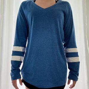Blue Long Sleeve Women's Top